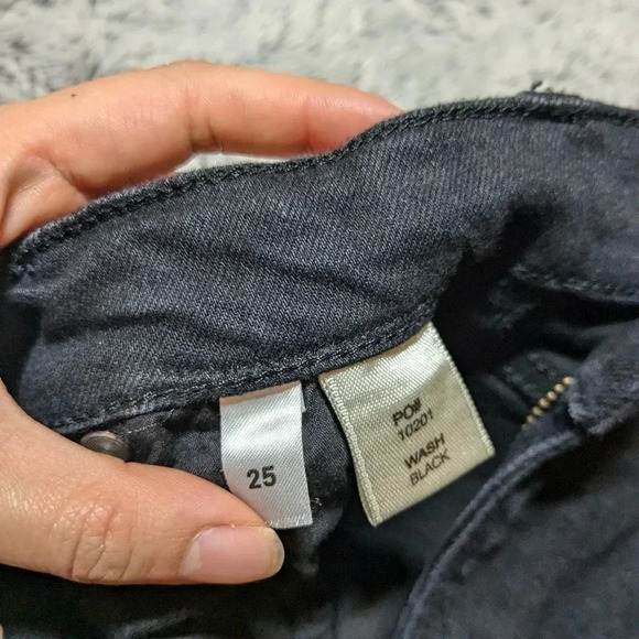 Reformation Black Skinny Jeans Size 25 - Picture 3 of 9